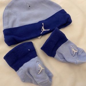 NEW Baby JORDAN Hat Beanie & Booties